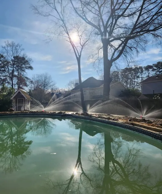 Irrigation system installation