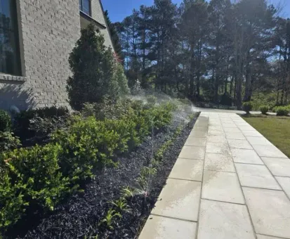 Professional sprinkler system installation in Marietta